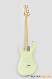 Tagima New T-635 Classic Series S Style Electric Guitar - Vintage White (Maple Fingerboard/Mint Green Pickguard)
