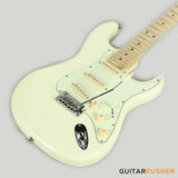 Tagima New T-635 Classic Series S Style Electric Guitar - Vintage White (Maple Fingerboard/Mint Green Pickguard)