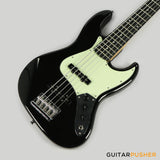 Tagima TW-73 '73 5-String JB Bass Black (Rosewood Fretboard/Mint Pickguard)