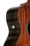Tyma A1 Custom-ZL Solid Mahogany Top Striped Ebony OM Acoustic-Electric Guitar with T5 preamp