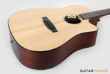 Tyma D-3C NSE Solid Sitka Spruce Top Mahogany Dreadnought Acoustic-Electric Guitar with T-200 MAX preamp