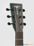 Tyma G-3 CBE Solid Sitka Spruce Top Mahogany Auditorium Acoustic-Electric Guitar with T-200 MAX preamp (Ice Blue)