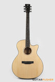 Tyma G-3 NSE Solid Sitka Spruce Top Mahogany Auditorium Acoustic-Electric Guitar with T-200 MAX preamp
