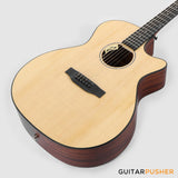 Tyma G-3 NSE Solid Sitka Spruce Top Mahogany Auditorium Acoustic-Electric Guitar with T-200 MAX preamp