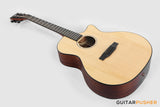 Tyma G-3 NSE Solid Sitka Spruce Top Mahogany Auditorium Acoustic-Electric Guitar with T-200 MAX preamp