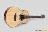 Tyma M-20SE Solid Spruce Top Indian Rosewood Mini Jumbo Acoustic-Electric Guitar with T-200 MAX preamp