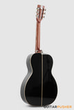 Tyma P-18E BK Solid Top 00 Parlor Acoustic-Electric Guitar with T-200 MAX preamp