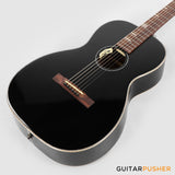 Tyma P-18E BK Solid Top 00 Parlor Acoustic-Electric Guitar with T-200 MAX preamp