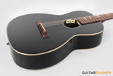Tyma P-18E BK Solid Top 00 Parlor Acoustic-Electric Guitar with T-200 MAX preamp
