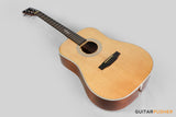 Tyma TD-15E Solid Sitka Spruce Top Dreadnought Acoustic-Electric Guitar with T-200 MAX preamp