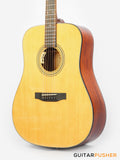 Tyma TD-18E All-Solid Wood Sitka Spruce Top Mahogany Dreadnought Acoustic-Electric Guitar w/ Fishman Matrix Infinity Blend Pickup System & Case