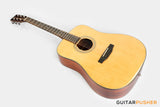 Tyma TD-18E All-Solid Wood Sitka Spruce Top Mahogany Dreadnought Acoustic-Electric Guitar w/ Fishman Matrix Infinity Blend Pickup System & Case
