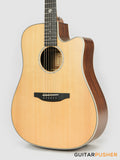 Tyma TD-5CE Solid Sitka Spruce Top Mahogany Dreadnought Acoustic-Electric Guitar with OS1 Pickup