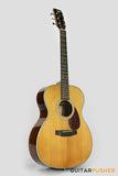 Tyma TF-12E Solid Sitka Spruce Top Indian Rosewood OM Acoustic-Electric Guitar