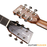 Tyma TFC-28E Solid Engelmann Spruce Top Indian Rosewood OM Acoustic-Electric Guitar with Fishman Matrix Infinity Blend Pickup System & Case