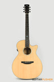 Tyma TG-5E Solid Sitka Spruce Top Mahogany Auditorium Acoustic-Electric Guitar with OS1 Pickup