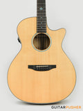 Tyma TG-5E Solid Sitka Spruce Top Mahogany Auditorium Acoustic-Electric Guitar with OS1 Pickup