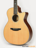 Tyma TG-5E Solid Sitka Spruce Top Mahogany Auditorium Acoustic-Electric Guitar with OS1 Pickup