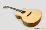 Tyma TG-5E Solid Sitka Spruce Top Mahogany Auditorium Acoustic-Electric Guitar with OS1 Pickup