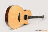 Tyma TG-5E Solid Sitka Spruce Top Mahogany Auditorium Acoustic-Electric Guitar with OS1 Pickup