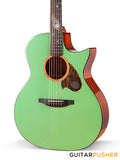 Tyma TG-5E Live MG (Mint Green) Solid Sitka Spruce Top Sapele Grand Auditorium Acoustic-Electric Guitar with T200 MAX preamp