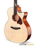 Tyma TG-5E PRO Solid Sitka Spruce Top Sapele Grand Auditorium Acoustic-Electric Guitar with T200 MAX preamp