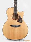 Tyma TG-5E PRO Solid Sitka Spruce Top Sapele Grand Auditorium Acoustic-Electric Guitar with T200 MAX preamp