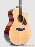 Tyma TG-5E PRO Solid Sitka Spruce Top Sapele Grand Auditorium Acoustic-Electric Guitar with T200 MAX preamp