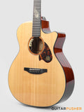 Tyma TG-5E PRO Solid Sitka Spruce Top Sapele Grand Auditorium Acoustic-Electric Guitar with T200 MAX preamp