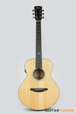 Tyma TS-5E Sitka Spruce Top Sapele Travel Size Acoustic-Electric Guitar with OS1 Pickup