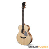 Tyma TS-5PE Paulownia Top Sapele Travel Size Acoustic-Electric Guitar with OS1 Pickup