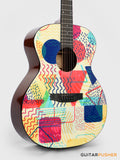 Tyma V-3 Popular Solid Sitka Spruce Top Mahogany Auditorium Acoustic-Electric Guitar with T-50 preamp