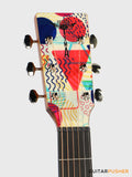 Tyma V-3 Popular Solid Sitka Spruce Top Mahogany Auditorium Acoustic-Electric Guitar with T-50 preamp