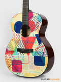 Tyma V-3 Popular Solid Sitka Spruce Top Mahogany Auditorium Acoustic-Electric Guitar with T-50 preamp