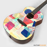 Tyma V-3 Popular Solid Sitka Spruce Top Mahogany Auditorium Acoustic-Electric Guitar with T-50 preamp
