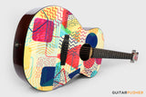 Tyma V-3 Popular Solid Sitka Spruce Top Mahogany Auditorium Acoustic-Electric Guitar with T-50 preamp