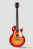 Vintage Coaster Series V10 Singlecut Electric Guitar w/ Kinsman 10-Watt Amplifier, Gig Bag, & Accessories - Cherry Sunburst