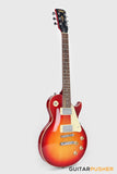 Vintage Coaster Series V10 Singlecut Electric Guitar w/ Kinsman 10-Watt Amplifier, Gig Bag, & Accessories - Cherry Sunburst