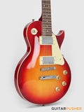 Vintage Coaster Series V10 Singlecut Electric Guitar w/ Kinsman 10-Watt Amplifier, Gig Bag, & Accessories - Cherry Sunburst