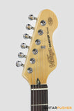 Vintage Coaster Series V60 S-Style Electric Guitar w/ Kinsman 10-Watt Amplifier, Gig Bag, & Accessories - Boulevard Black