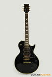 Vintage V1003 Reissue 3-Pickup Electric Guitar - Boulevard Black