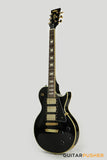 Vintage V1003 Reissue 3-Pickup Electric Guitar - Boulevard Black