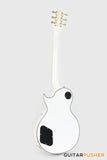 Vintage V100 Reissued Singlecut Electric Guitar w/ Gold Hardware - Arctic White