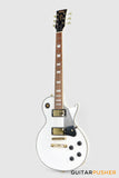Vintage V100 Reissued Singlecut Electric Guitar w/ Gold Hardware - Arctic White