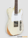 Vintage V62 Icon T-Style Reissue Electric Guitar - Distressed Ash Blonde