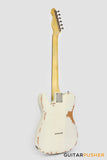 Vintage V62 Icon T-Style Reissue Electric Guitar - Distressed Ash Blonde