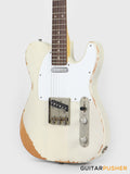 Vintage V62 Icon T-Style Reissue Electric Guitar - Distressed Ash Blonde