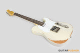 Vintage V62 Icon T-Style Reissue Electric Guitar - Distressed Ash Blonde