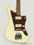 Vintage V65V Reissue Offset Electric Guitar - Vintage White