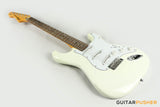 Vintage V6JMH "Fillmore" Hendrix-Inspired Reverse S-Style Electric Guitar - Olympia White